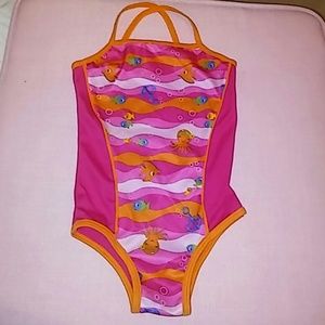 One Piece Fishy Bathing Suit